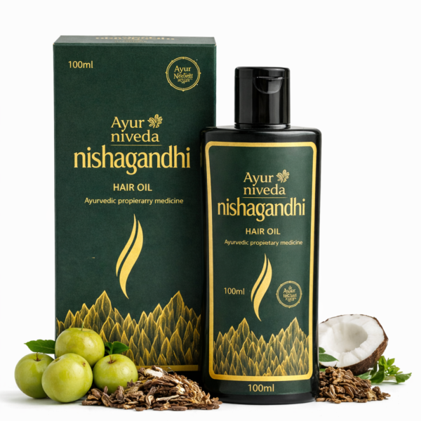Ayur niveda Nishagandhi Hair Oil – 100ml
